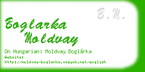 boglarka moldvay business card