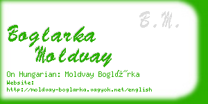 boglarka moldvay business card